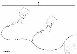 Zest. dopos. - dysze sprysk., podgrzew. diagram for BMW MINI R50 Cooper