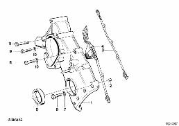 Kettenkastengehäuse diagram for BMW 3 Series E30 M3