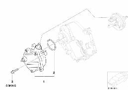 Pompa próżniowa z prowadzeniem przewodu diagram for BMW 7 Series E66 760Li