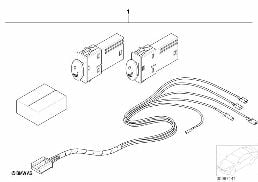Zest. dopos. - podgrz. siedzeń z przodu diagram for BMW MINI R50 Cooper