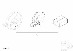 Zestaw doposażenia w komputer pokładowy diagram for BMW MINI R50 Cooper