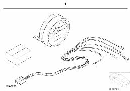 RETROFIT KIT, REVOLUTION COUNTER diagram for BMW MINI R50 One 1.6i