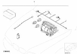 CONVERS.KIT, AUTOMATIC AIR CONDITIONING diagram for BMW 3 Series E46 318i