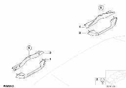 Uchwyt diagram for BMW 3 Series E46 316ti