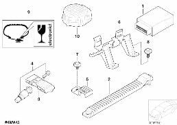 TIRE PRESSURE CONTROL (RDC) - CTRL UNIT diagram for BMW 3 Series E46 318i