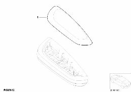 Indiv.armsteun bovenste gedeelte achter diagram for BMW 3 Series E46 318Ci