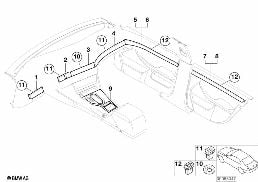 Finition bois préc,érable coquil.burgund diagram for BMW 5 Series E39 525td
