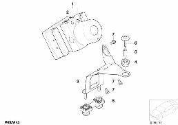 ASC HYDRO UNIT/CONTROL UNIT/SUPPORT diagram for BMW 3 Series E46 325i