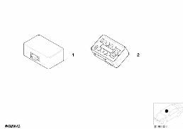 ชิ้นส่วนแยก, เซ็นเซอร์ตรวจจับปริมาณน้ำฝน diagram for BMW X5 E53 4.6is