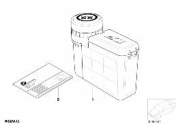 將 M 機動性系統 1 改裝為系統 2 diagram for BMW 5 Series E39 M5