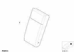 INDIVIDUAL ARMREST, REAR, LEATHER diagram for BMW 3 Series E46 318i