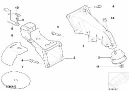 ENGINE SUSPENSION / DAMPER diagram for BMW Z3 E36 M