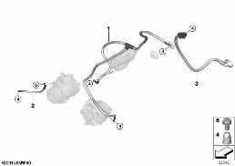 BATTERY CABLE/STARTER CABLE diagram for BMW X5 E53 4.8is