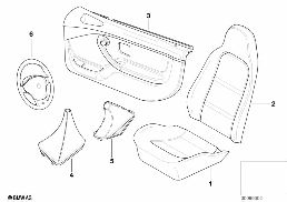 INDIVIDUAL SERIES EDITION III, KA83 diagram for BMW Z3 E36 3.0i
