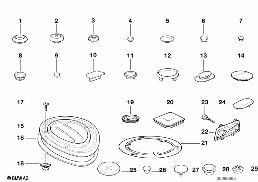 SEALING CAP/PLUG diagram for BMW 3 Series E36 323i