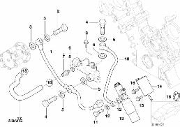 VANOS CYLINDER HEAD MOUNTING PARTS