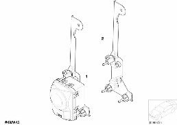 Capteur ACC diagram for BMW 7 Series E38 735iL