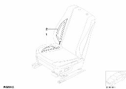 Σπορ κάθισμα BMW σύστ.θέρμανσ.καθίσματος diagram for BMW 5 Series E39 M5