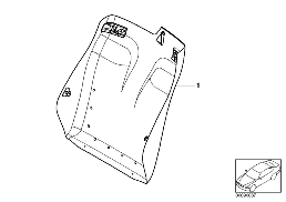 INDIV.REAR PANEL, SEAT, LEATHER