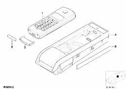 Pièces pour SA 631 - accoudoir arière diagram for BMW 5 Series E39 525td