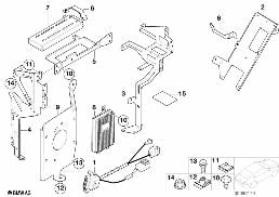 SINGLE PARTS, SA 632, TRUNK diagram for BMW 3 Series E46 316ti