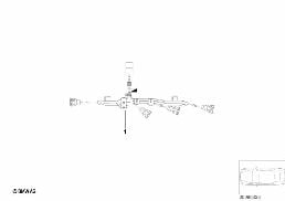 Wiązka kabli silnika, zaw. wtryskowe diagram for BMW 7 Series E65 745i