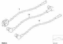 Przewód anteny audio/wideo diagram for BMW 5 Series E39 520d