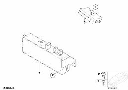 Enskilda delar, antennförstärkare diagram for BMW 3 Series E46 318ti
