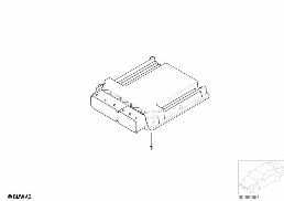 PROGRAMMED DDE CONTROL UNIT diagram for BMW 3 Series E46 320Cd