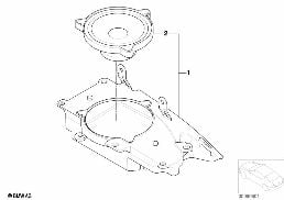 Enskilda delar stereosystemet bak diagram for BMW 3 Series E46 318ti
