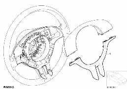 Placage individuel opt. 255 diagram for BMW 5 Series E39 525td
