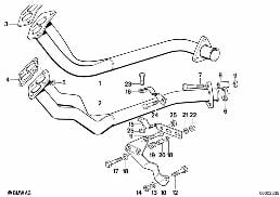 EXHAUST PIPE FRONT