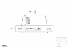 Radio BMW Business diagram for BMW 5 Series E39 525td