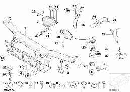 FRONT PANEL diagram for BMW 3 Series E46 M3