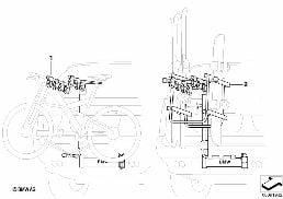 Trailer hitch accessories diagram for BMW X6 E71 50iX