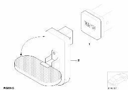 Hak holowniczy diagram for BMW X5 E70 4.8i