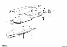 EXHAUST PIPE, CATALYTIC CONVERTER