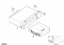 Zmieniarka CD diagram for BMW 7 Series E65 745i