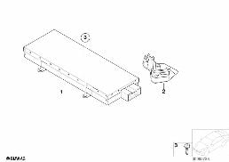 Tuner antenowy diagram for BMW 7 Series E65 745i