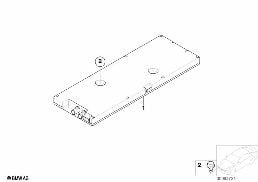 Wzmacniacz antenowy Diversity diagram for BMW 7 Series E65 745i