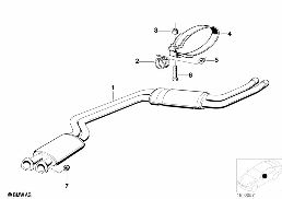 EXHAUST ASSY WITHOUT CATALYST