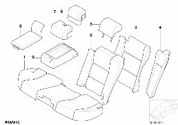 I-SERIE ZD HIGHLINE VARIANTE 2, KA61 diagram for BMW 7 Series E38 730i