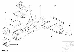 I-SERIE ZD HIGHLINE VARIANTE 2, KA61 diagram for BMW 7 Series E38 730i
