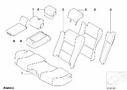 I-SERIE ZD HIGHLINE VARIANTE 4, KA61 diagram for BMW 7 Series E38 730i