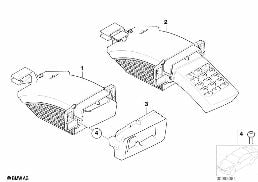 Phoneboard/Szuflada diagram for BMW 7 Series E65 745i
