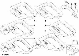 COVER, GEAR SELECTING LEVER diagram for BMW 5 Series E39 525i