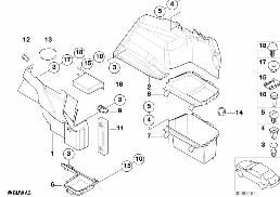 LATERAL TRUNK FLOOR TRIM PANEL diagram for BMW 3 Series E46 318i