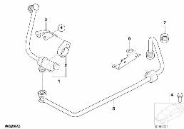 Zawór odpow. zbiornika paliwa diagram for BMW 7 Series E65 745i