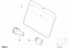 Siedzenie z tyłu, podp. lędźwi diagram for BMW 7 Series E65 745i