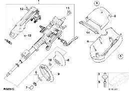 MANUALLY ADJUST. STEERING COLUMN diagram for BMW 3 Series E46 M3
